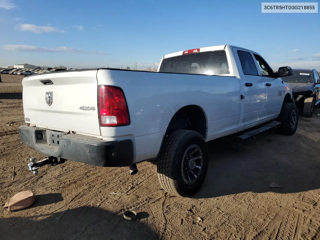 2016 Ram 2500 St VIN: 3C6TR5HT0GG218855 Lot: 78206044