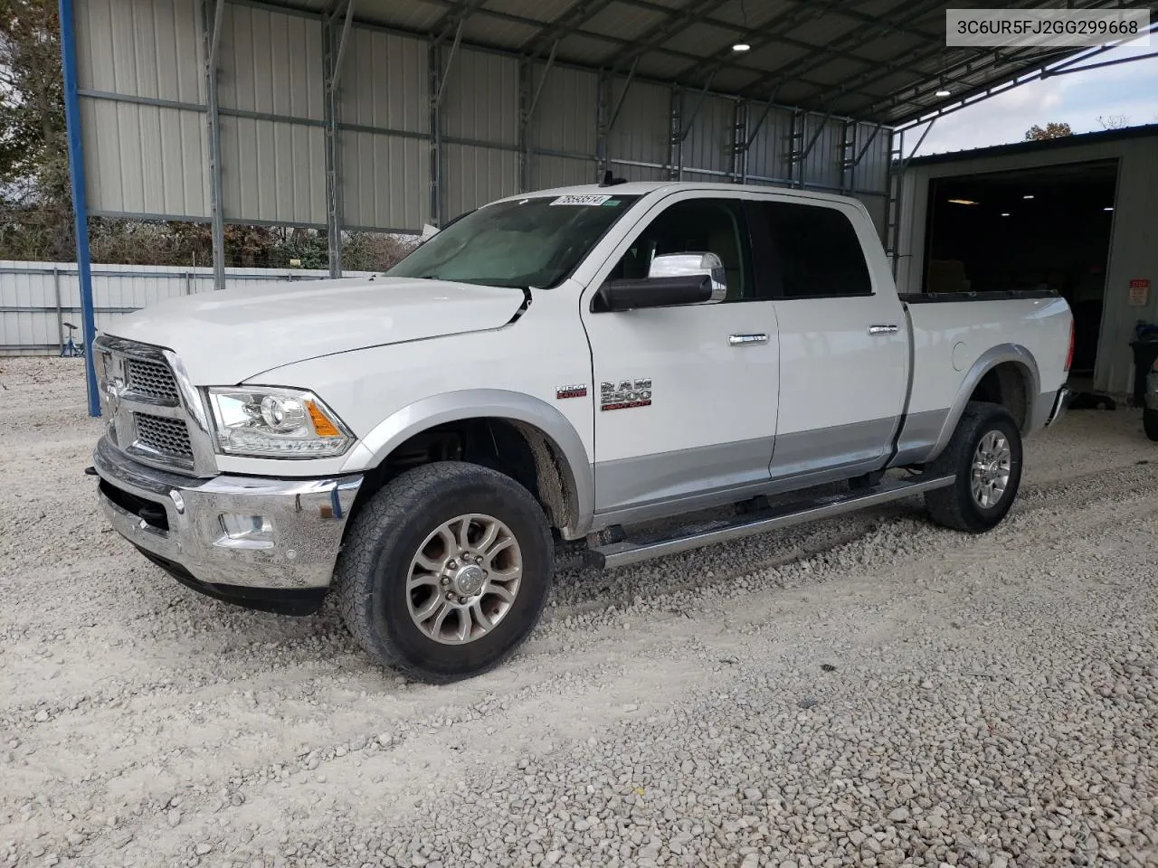 2016 Ram 2500 Laramie VIN: 3C6UR5FJ2GG299668 Lot: 78593514