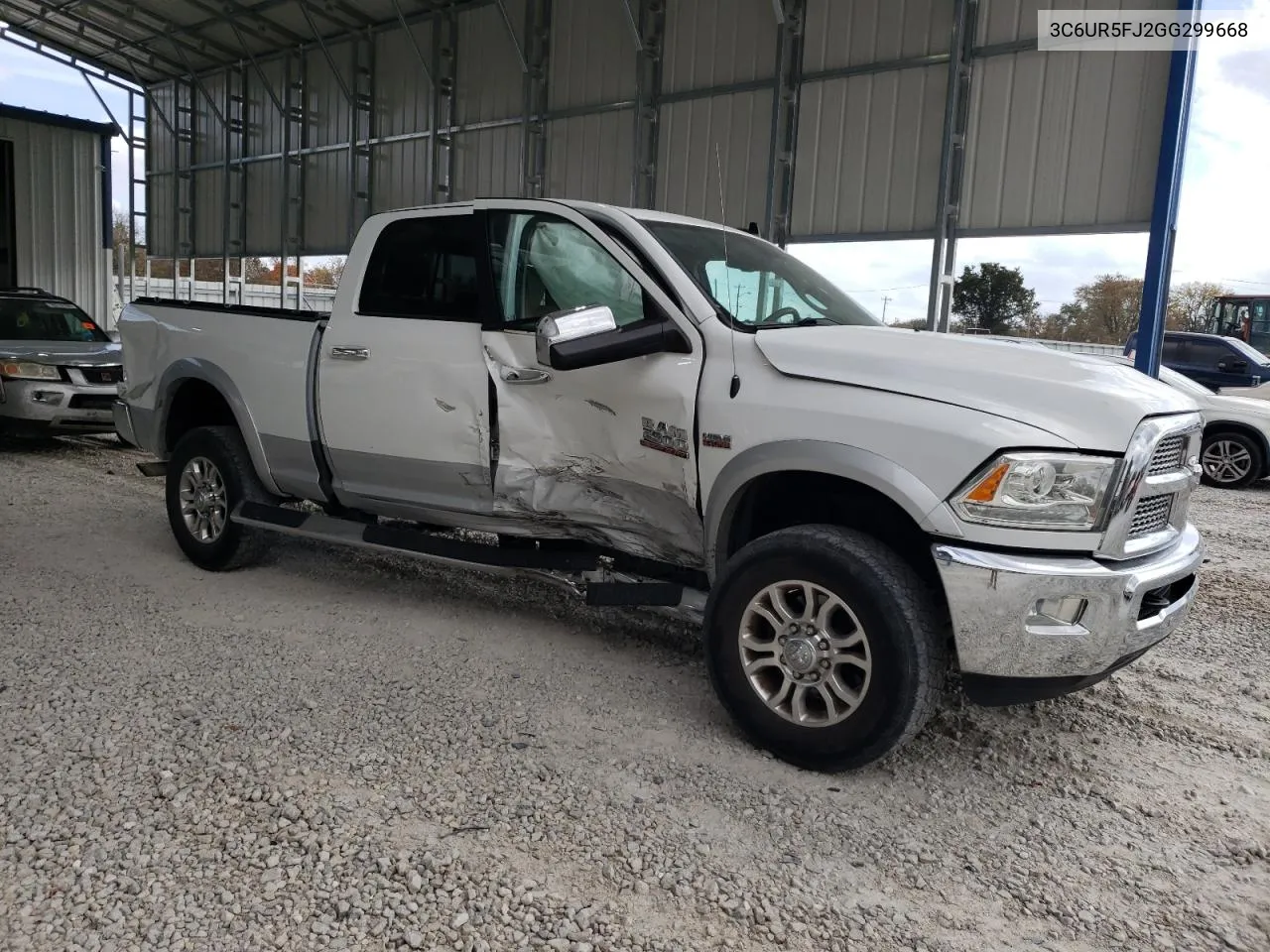 2016 Ram 2500 Laramie VIN: 3C6UR5FJ2GG299668 Lot: 78593514