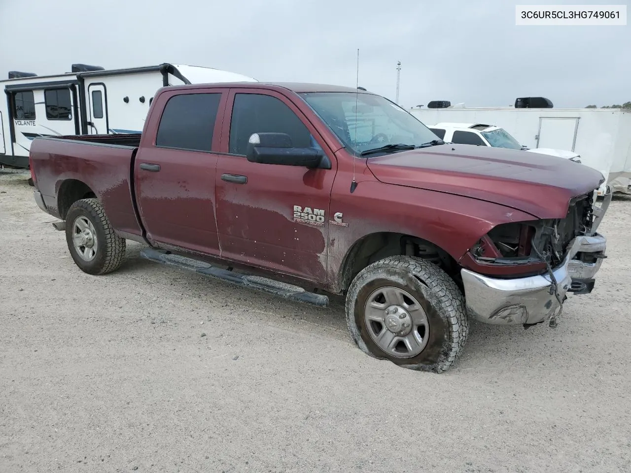 2017 Ram 2500 St VIN: 3C6UR5CL3HG749061 Lot: 45622924