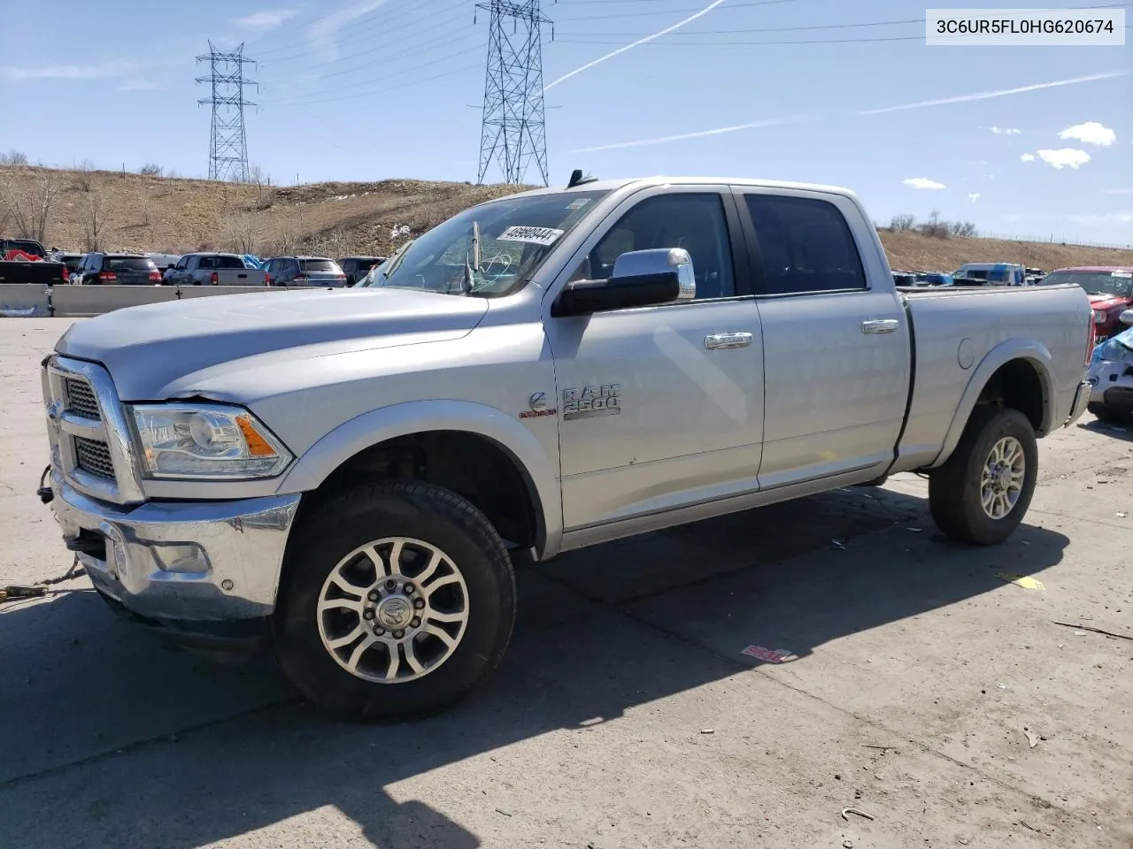 2017 Ram 2500 Laramie VIN: 3C6UR5FL0HG620674 Lot: 46980944