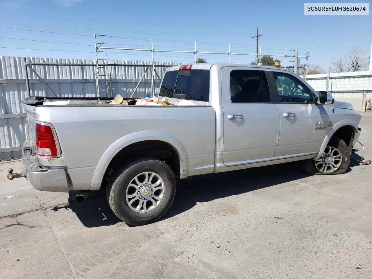 2017 Ram 2500 Laramie VIN: 3C6UR5FL0HG620674 Lot: 46980944