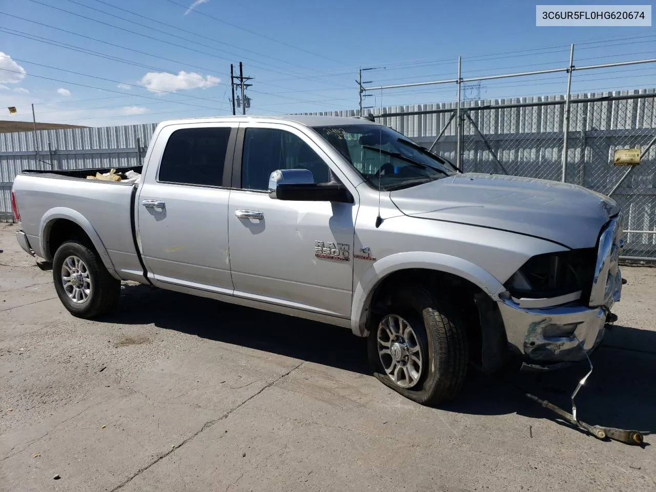 2017 Ram 2500 Laramie VIN: 3C6UR5FL0HG620674 Lot: 46980944