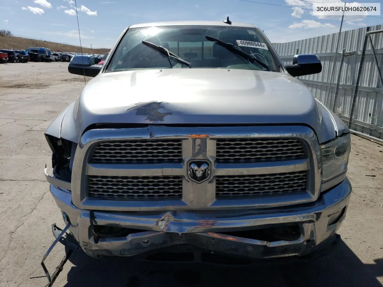 2017 Ram 2500 Laramie VIN: 3C6UR5FL0HG620674 Lot: 46980944