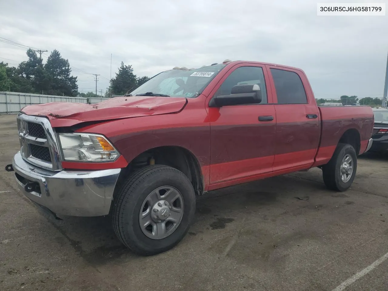 2017 Ram 2500 St VIN: 3C6UR5CJ6HG581799 Lot: 53799814