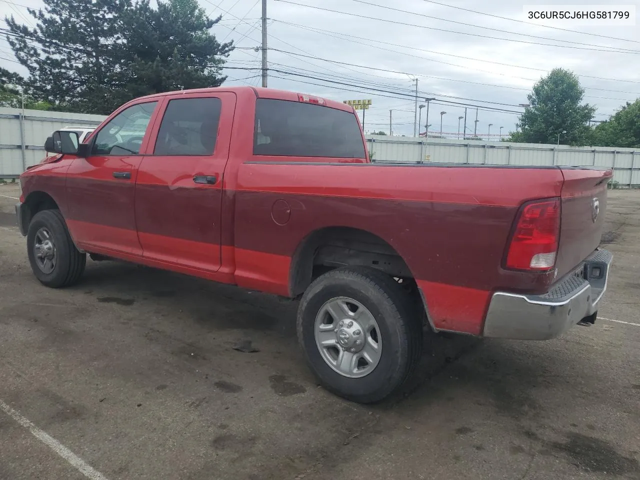 2017 Ram 2500 St VIN: 3C6UR5CJ6HG581799 Lot: 53799814