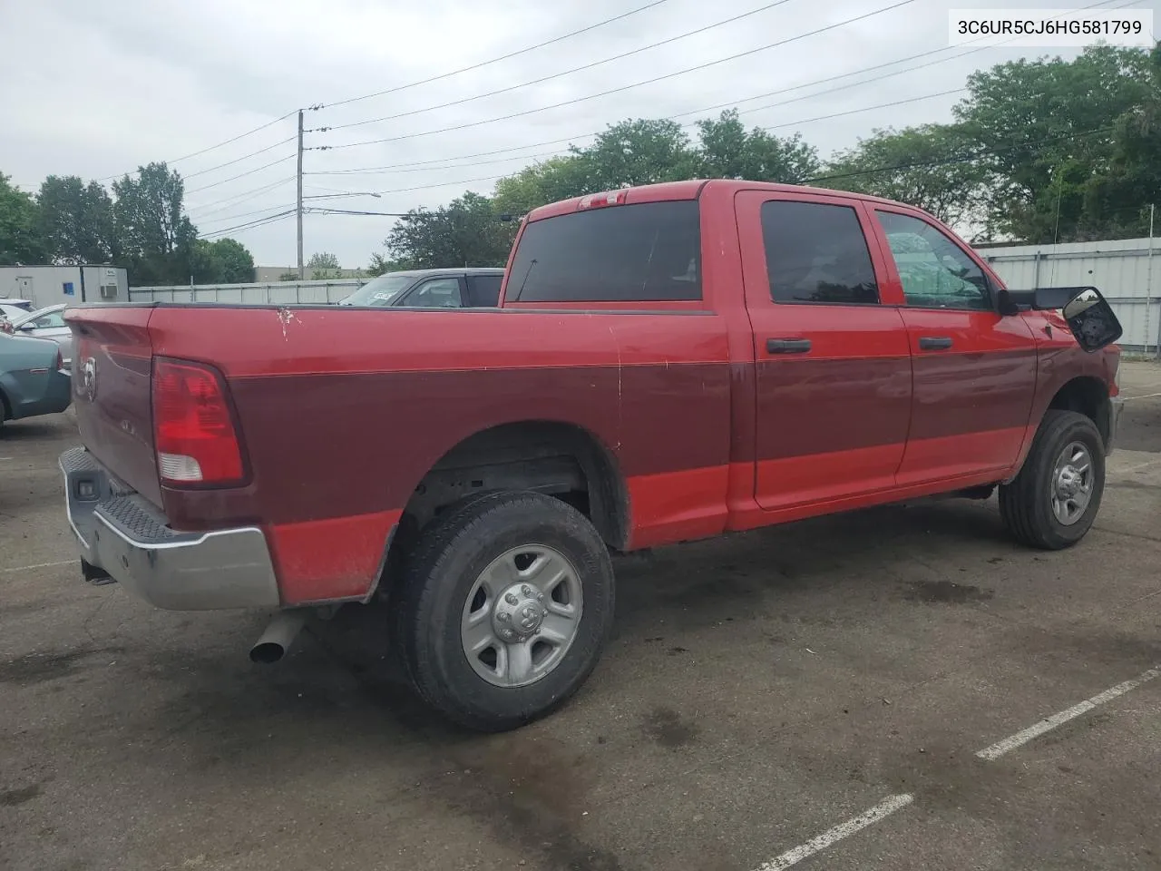 2017 Ram 2500 St VIN: 3C6UR5CJ6HG581799 Lot: 53799814