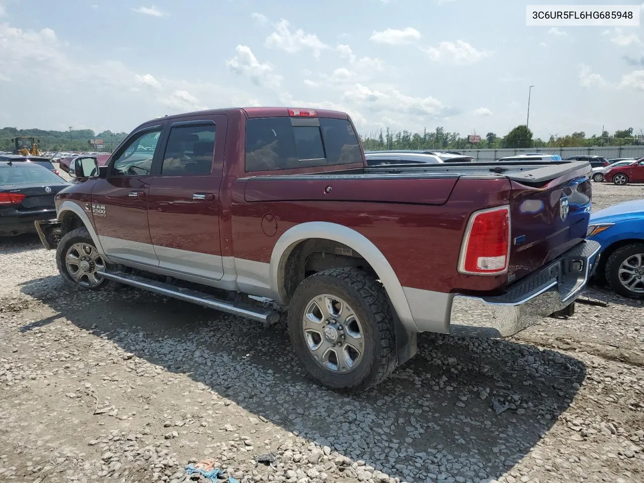 2017 Ram 2500 Laramie VIN: 3C6UR5FL6HG685948 Lot: 61114214