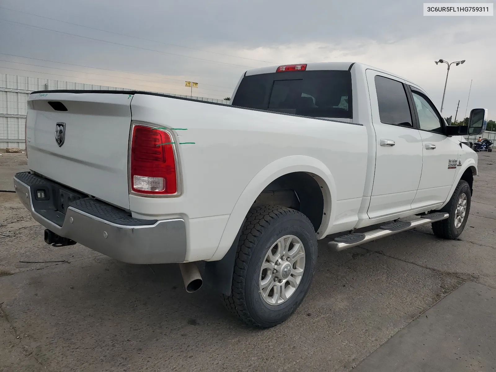 2017 Ram 2500 Laramie VIN: 3C6UR5FL1HG759311 Lot: 65011454