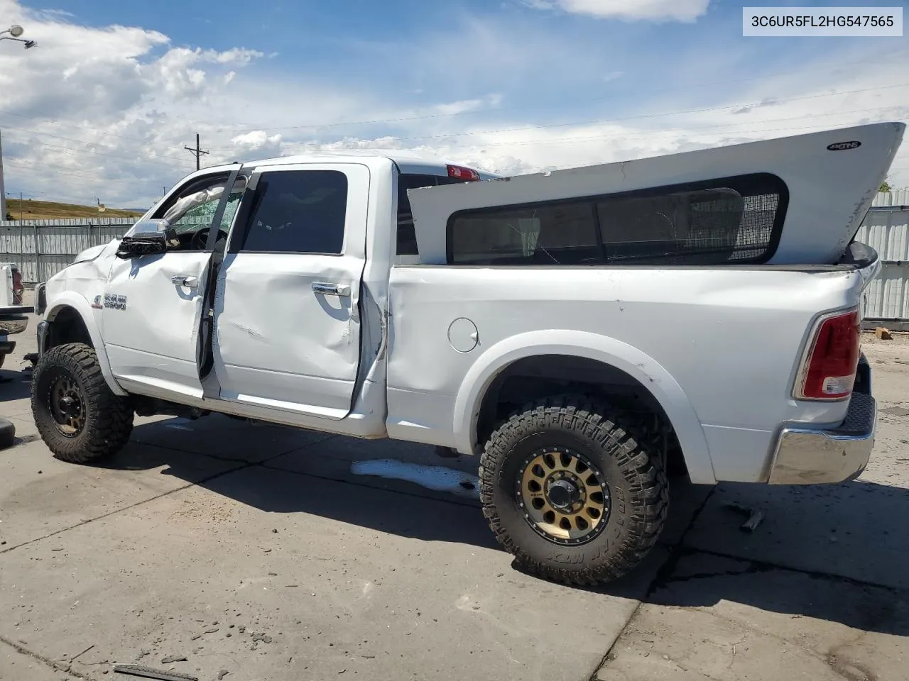 2017 Ram 2500 Laramie VIN: 3C6UR5FL2HG547565 Lot: 68043514