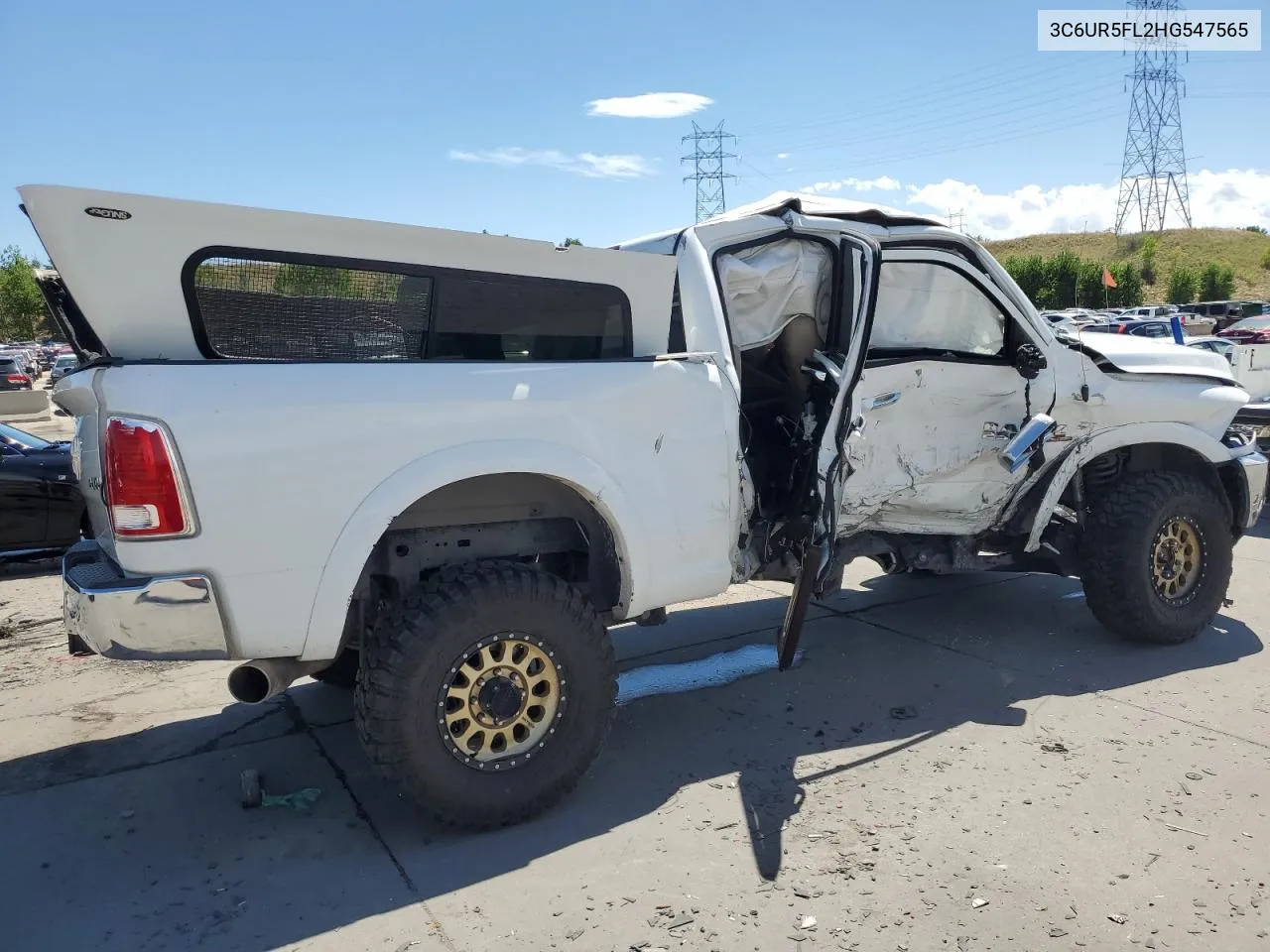 2017 Ram 2500 Laramie VIN: 3C6UR5FL2HG547565 Lot: 68043514