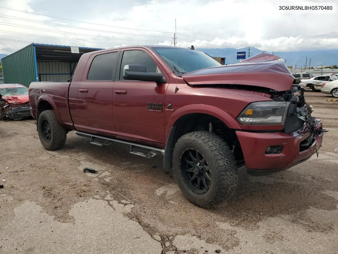 2017 Ram 2500 Laramie VIN: 3C6UR5NL8HG570480 Lot: 69705904