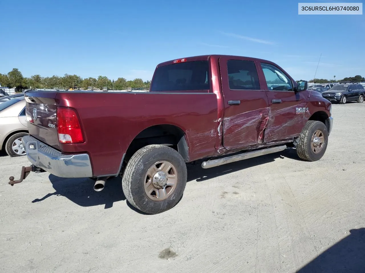 2017 Ram 2500 St VIN: 3C6UR5CL6HG740080 Lot: 70531564