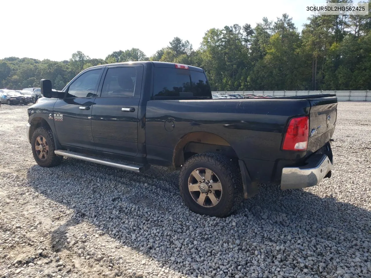 2017 Ram 2500 Slt VIN: 3C6UR5DL2HG562425 Lot: 71306564