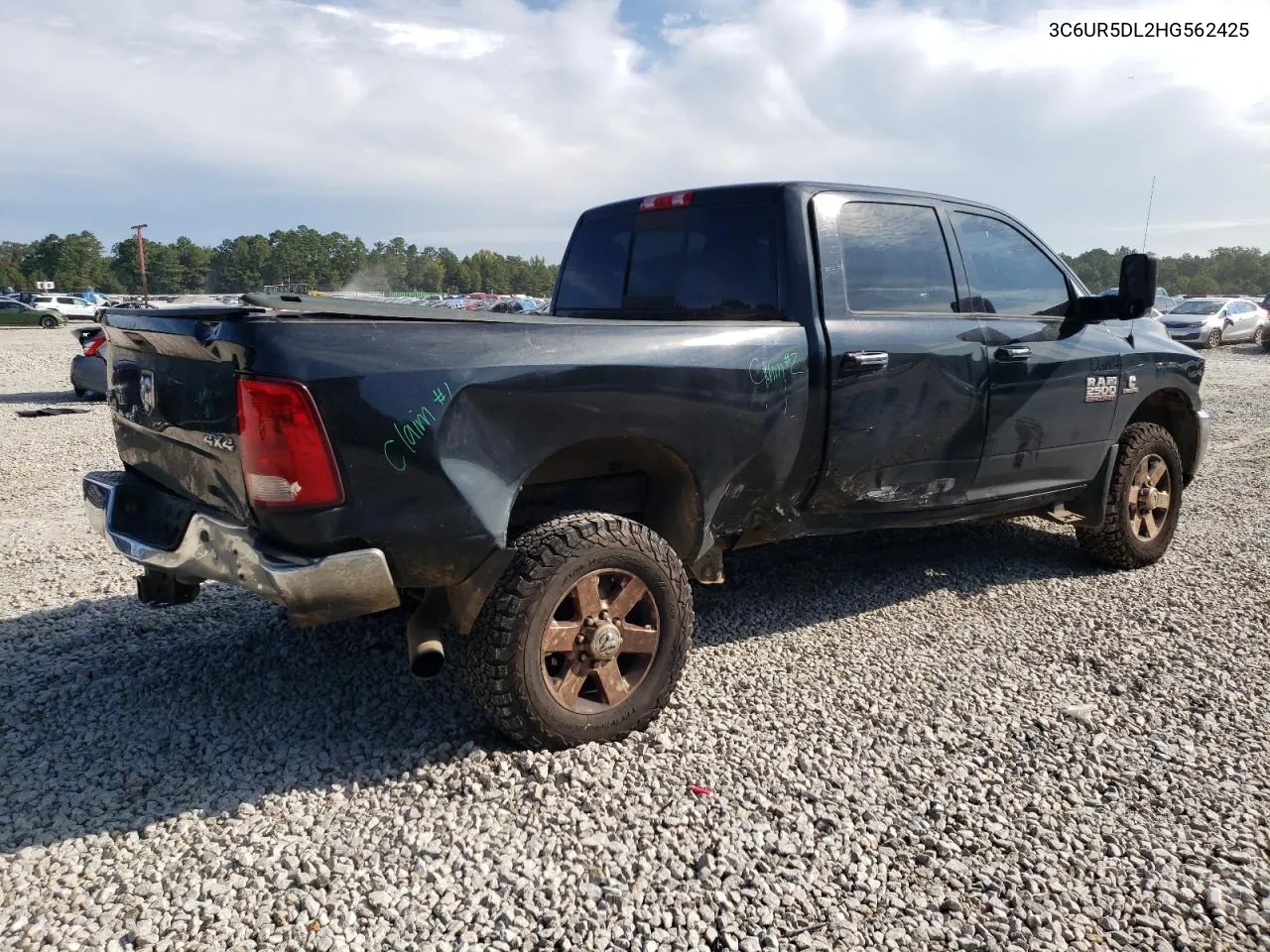 2017 Ram 2500 Slt VIN: 3C6UR5DL2HG562425 Lot: 71306564