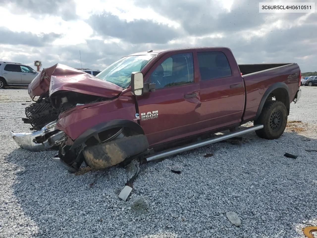 2017 Ram 2500 St VIN: 3C6UR5CL4HG610511 Lot: 71481224