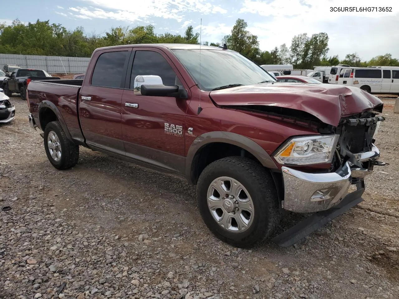 2017 Ram 2500 Laramie VIN: 3C6UR5FL6HG713652 Lot: 71832254