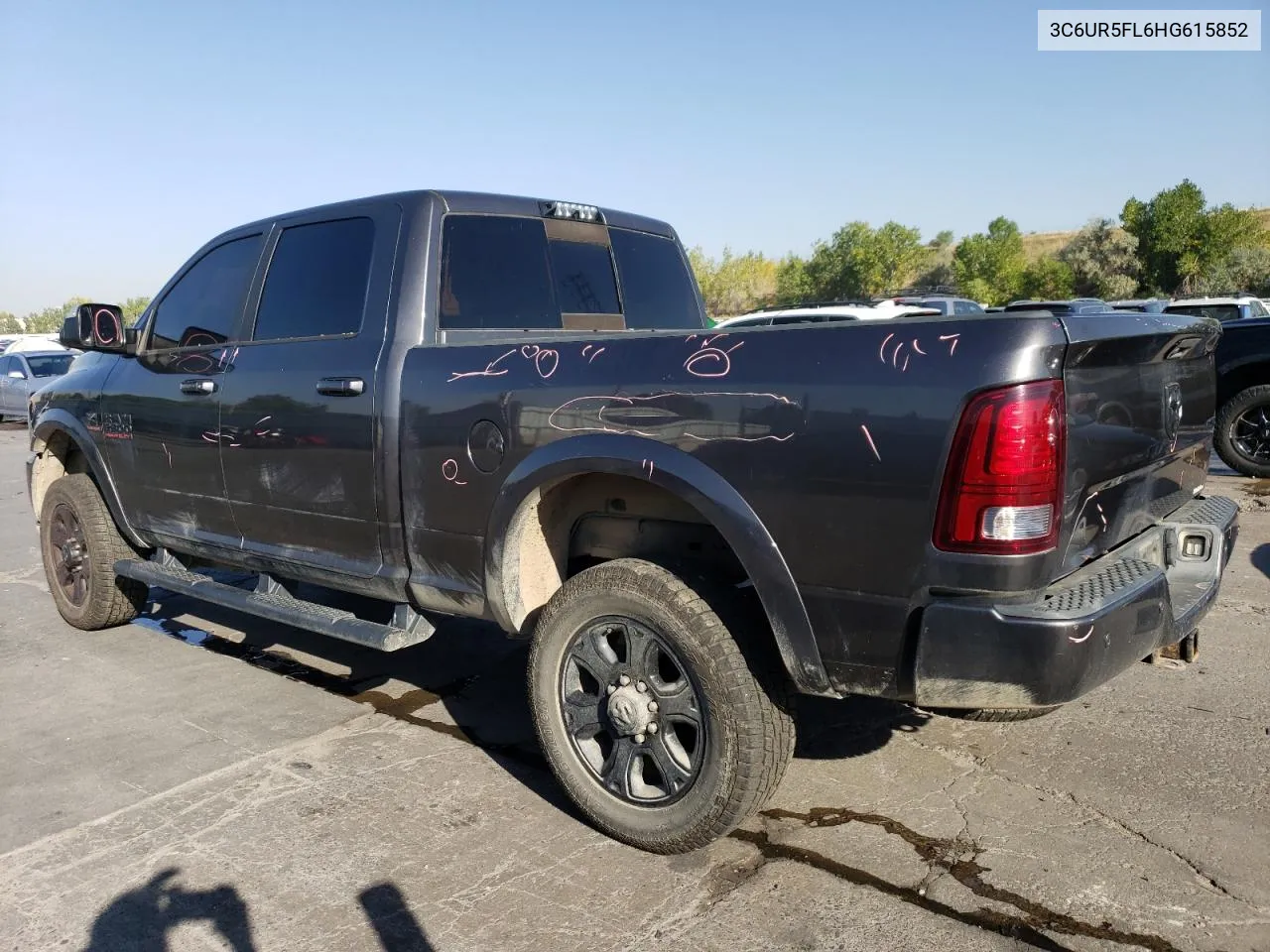 2017 Ram 2500 Laramie VIN: 3C6UR5FL6HG615852 Lot: 72700864