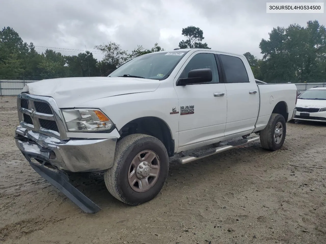 2017 Ram 2500 Slt VIN: 3C6UR5DL4HG534500 Lot: 73700294