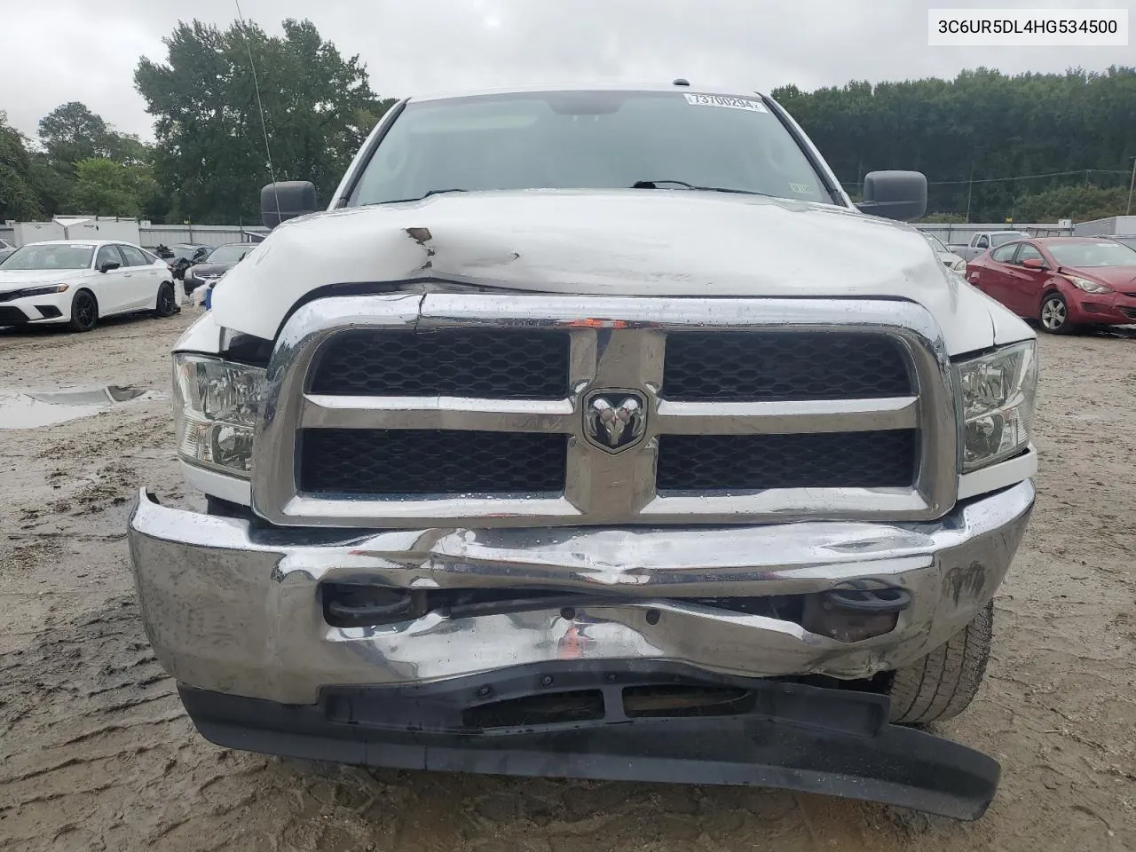 2017 Ram 2500 Slt VIN: 3C6UR5DL4HG534500 Lot: 73700294