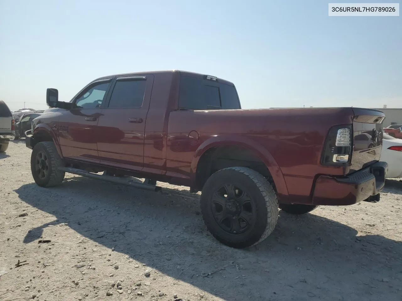 2017 Ram 2500 Laramie VIN: 3C6UR5NL7HG789026 Lot: 75572824