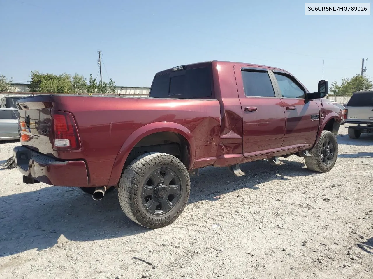 2017 Ram 2500 Laramie VIN: 3C6UR5NL7HG789026 Lot: 75572824