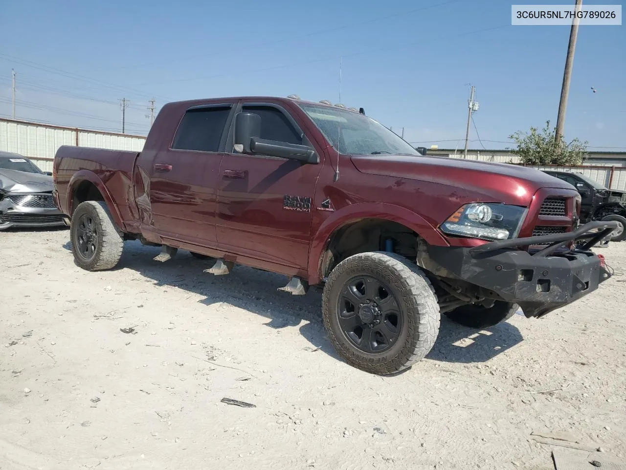 2017 Ram 2500 Laramie VIN: 3C6UR5NL7HG789026 Lot: 75572824