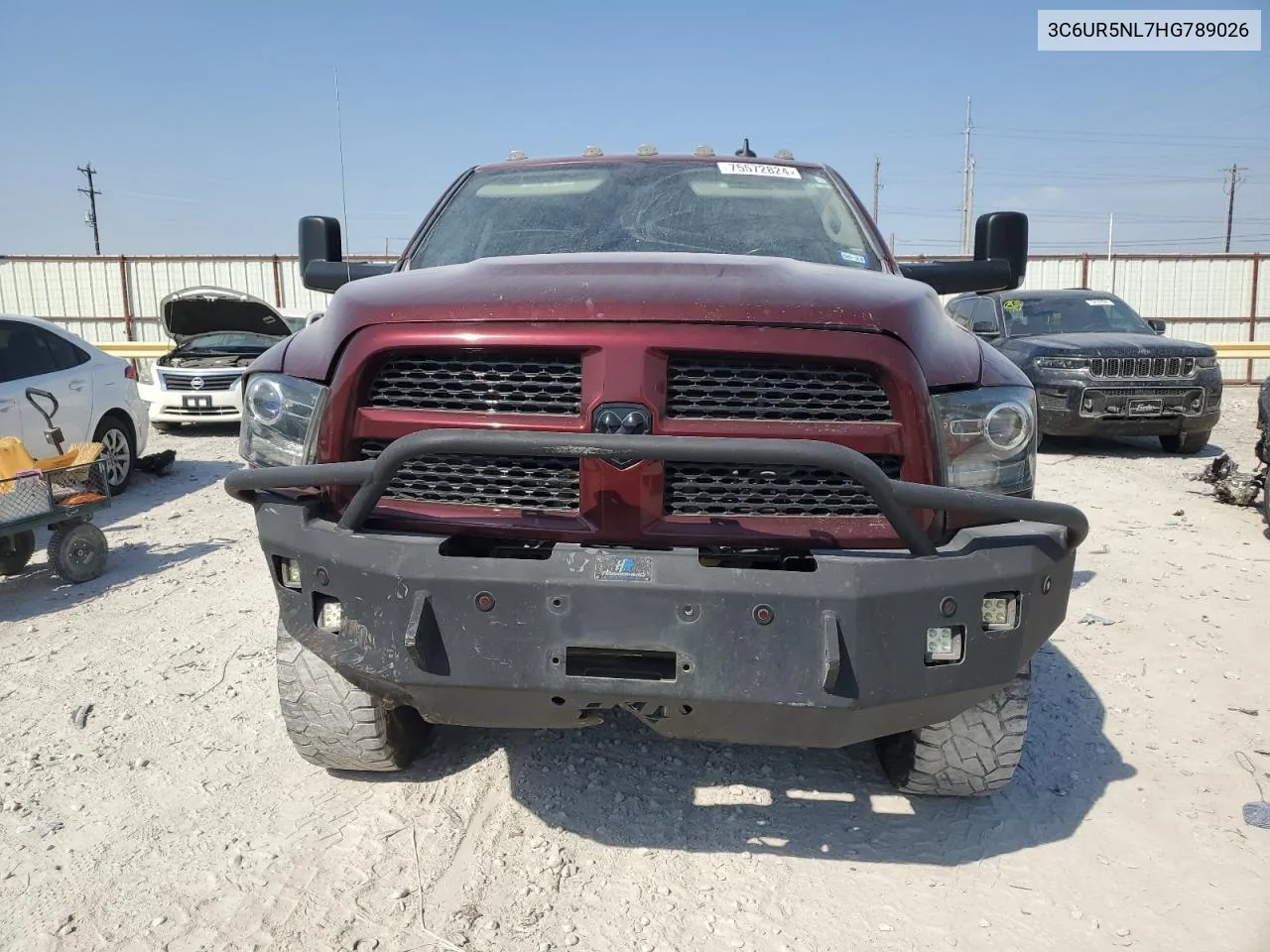 2017 Ram 2500 Laramie VIN: 3C6UR5NL7HG789026 Lot: 75572824