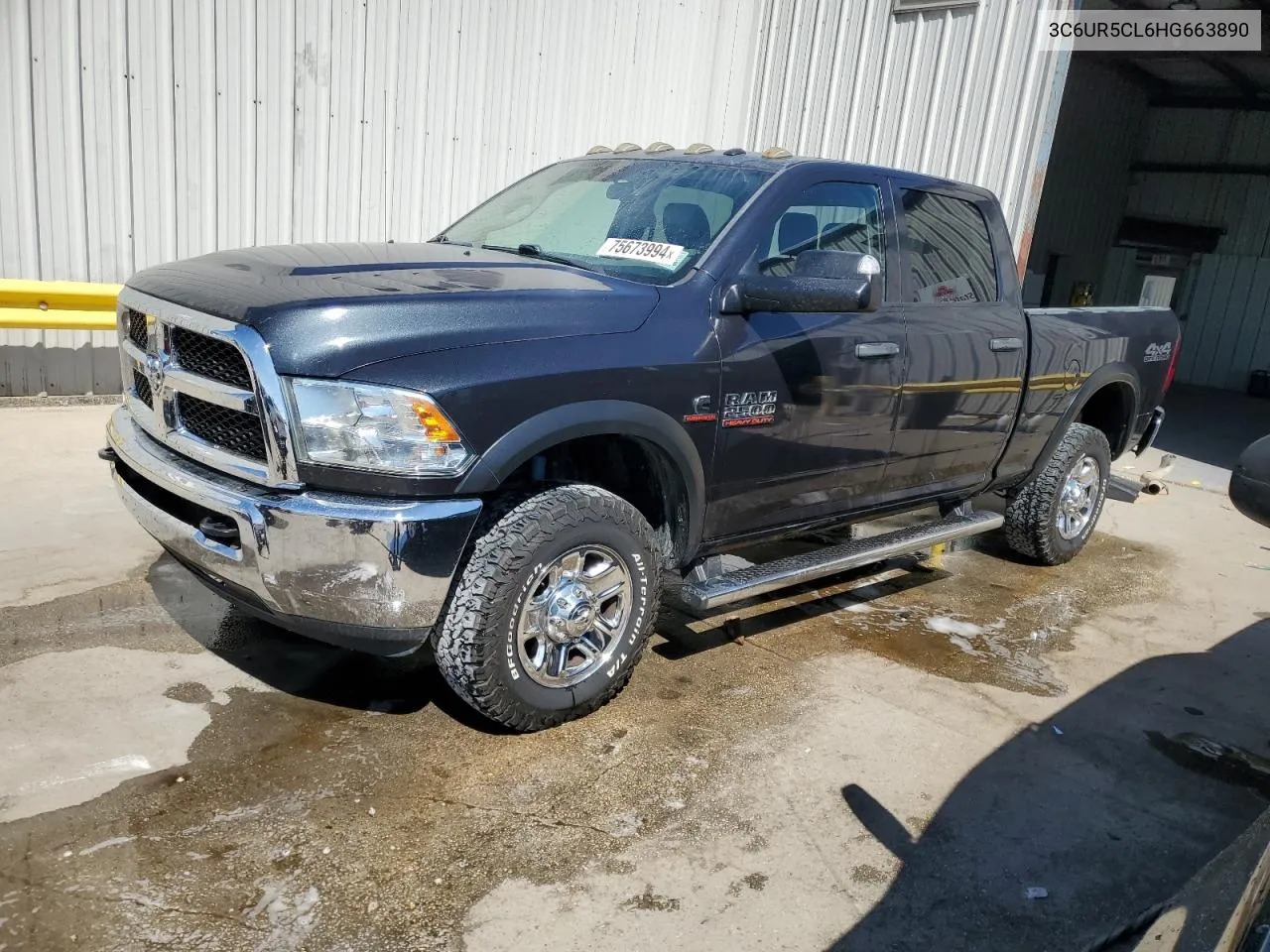 2017 Ram 2500 St VIN: 3C6UR5CL6HG663890 Lot: 75673994