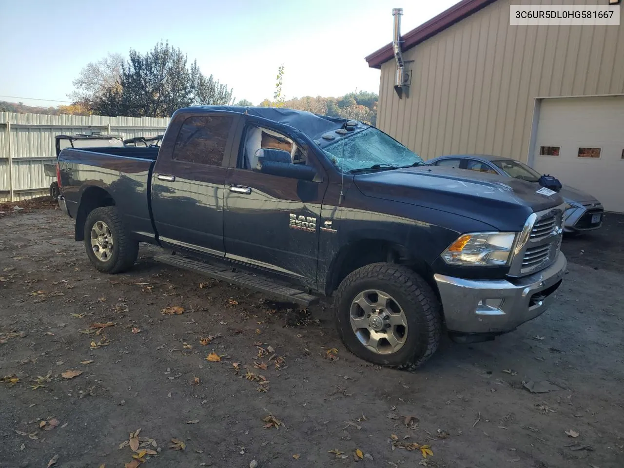 2017 Ram 2500 Slt VIN: 3C6UR5DL0HG581667 Lot: 75773364