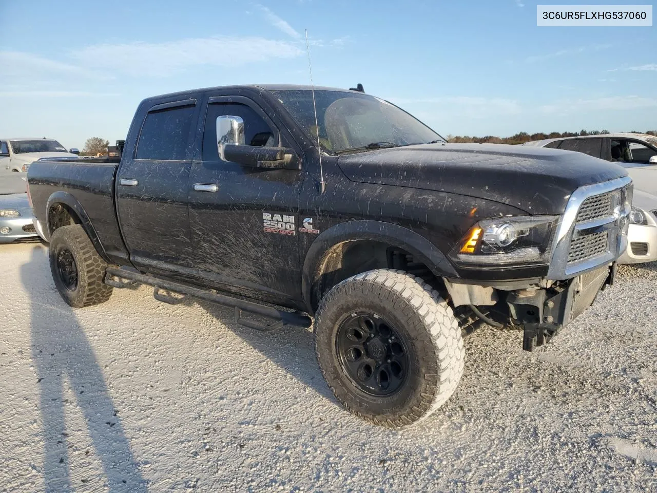 2017 Ram 2500 Laramie VIN: 3C6UR5FLXHG537060 Lot: 76545294