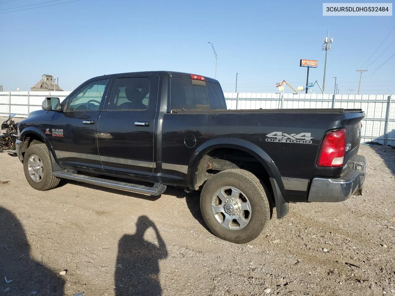 2017 Ram 2500 Slt VIN: 3C6UR5DL0HG532484 Lot: 76602084