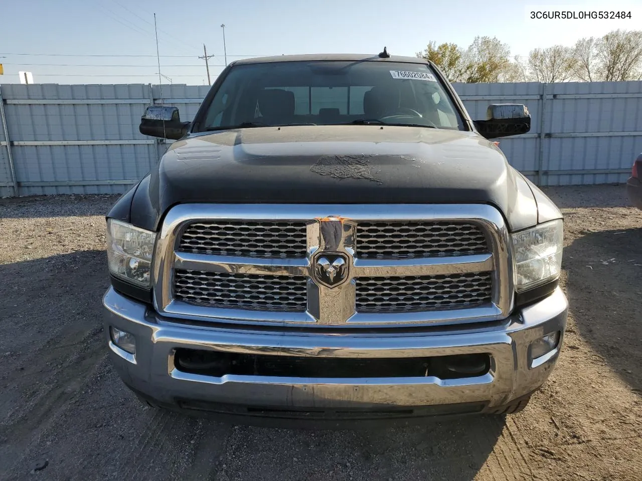 2017 Ram 2500 Slt VIN: 3C6UR5DL0HG532484 Lot: 76602084