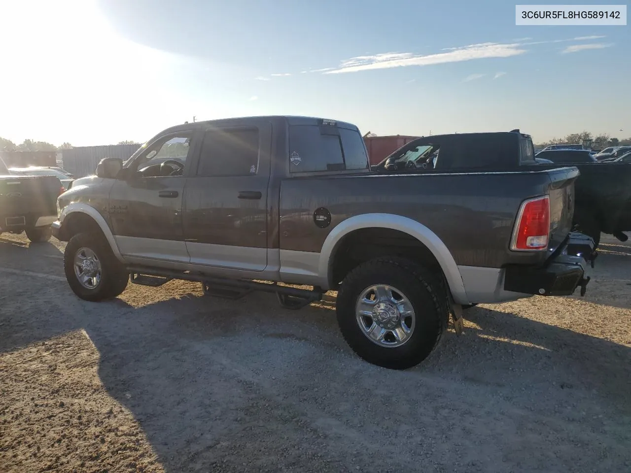 2017 Ram 2500 Laramie VIN: 3C6UR5FL8HG589142 Lot: 77039984