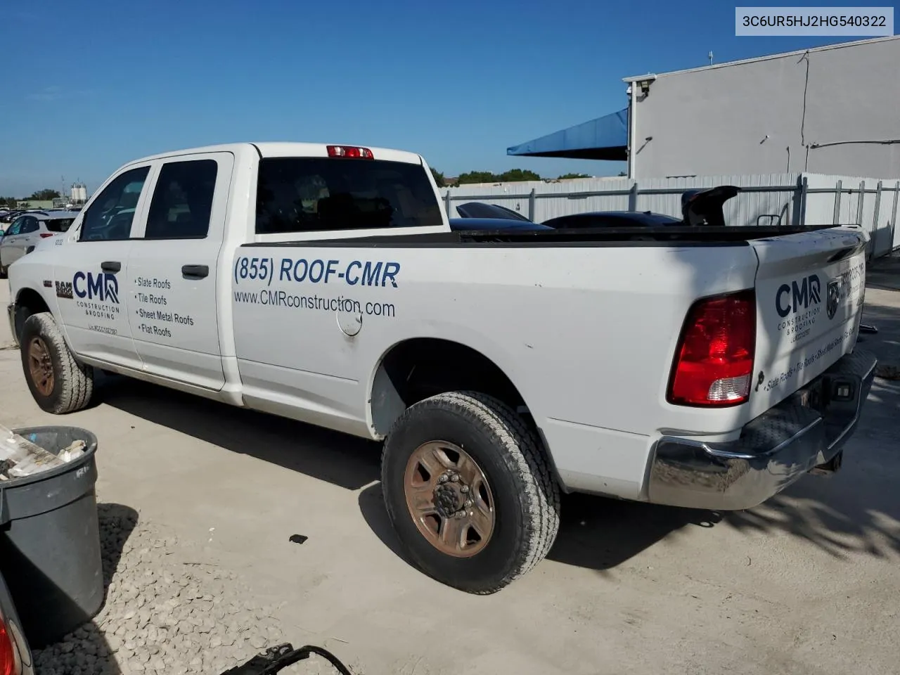 2017 Ram 2500 St VIN: 3C6UR5HJ2HG540322 Lot: 77281114