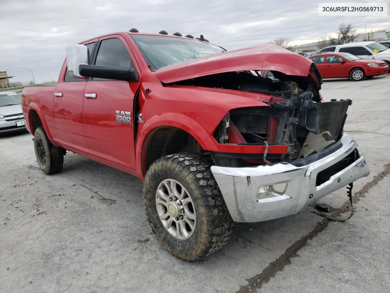 2017 Ram 2500 Laramie VIN: 3C6UR5FL2HG569713 Lot: 81590413