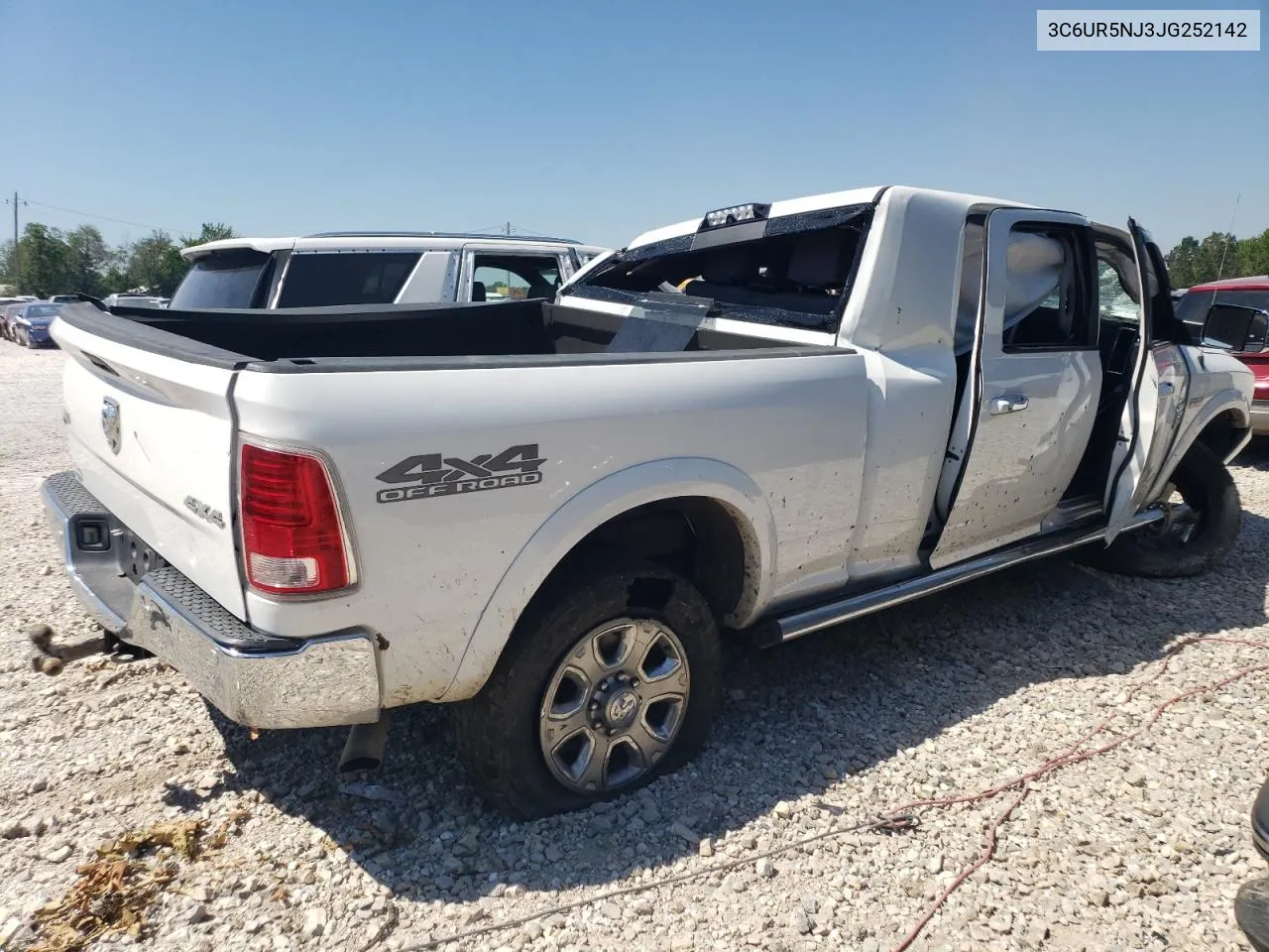 2018 Ram 2500 Laramie VIN: 3C6UR5NJ3JG252142 Lot: 58724454