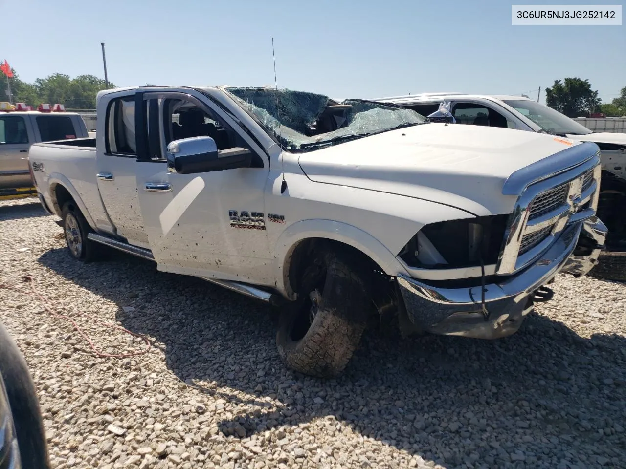 2018 Ram 2500 Laramie VIN: 3C6UR5NJ3JG252142 Lot: 58724454