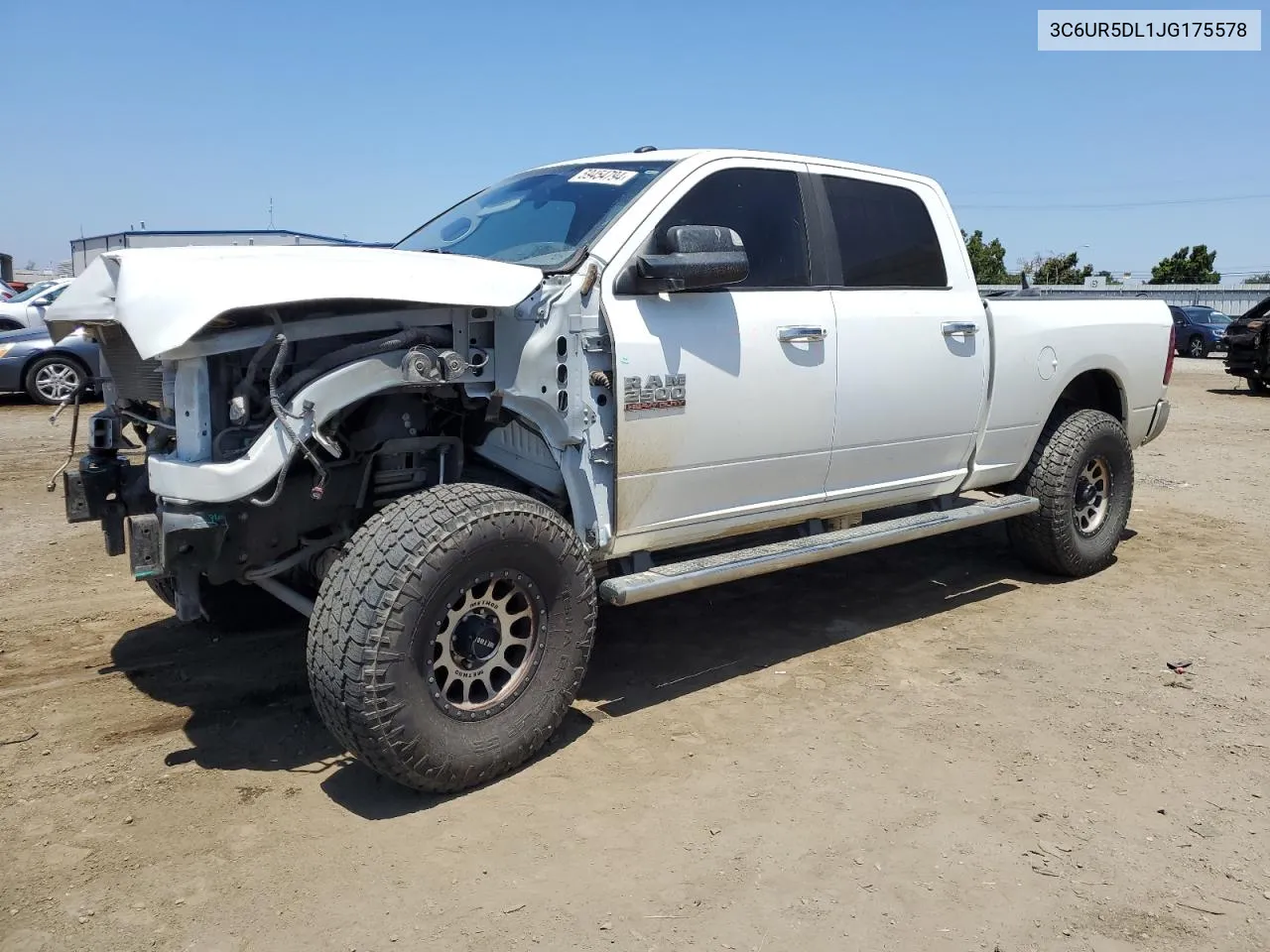 2018 Ram 2500 Slt VIN: 3C6UR5DL1JG175578 Lot: 59454794