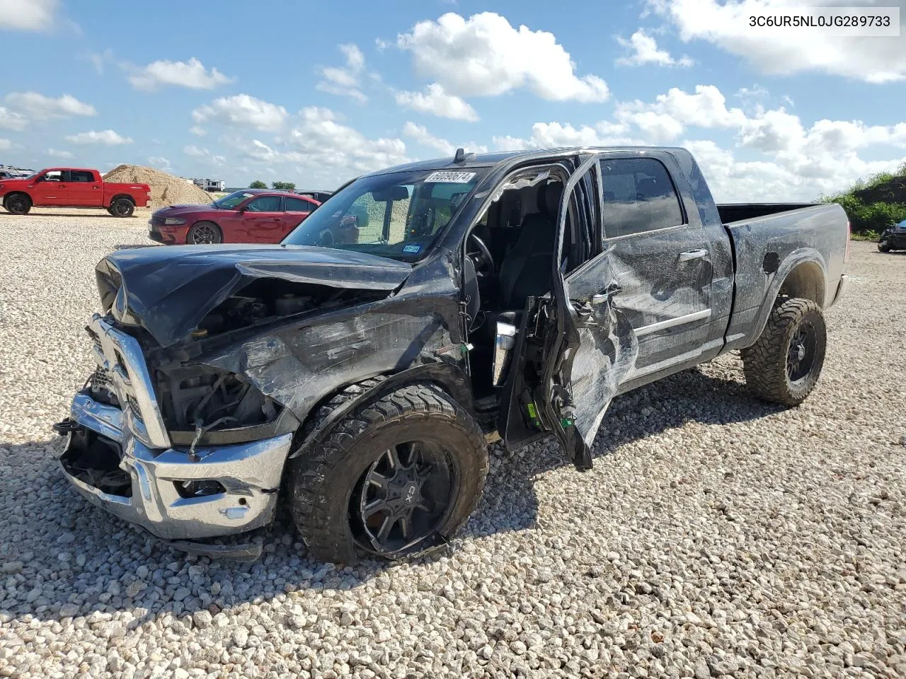 2018 Ram 2500 Laramie VIN: 3C6UR5NL0JG289733 Lot: 60090674