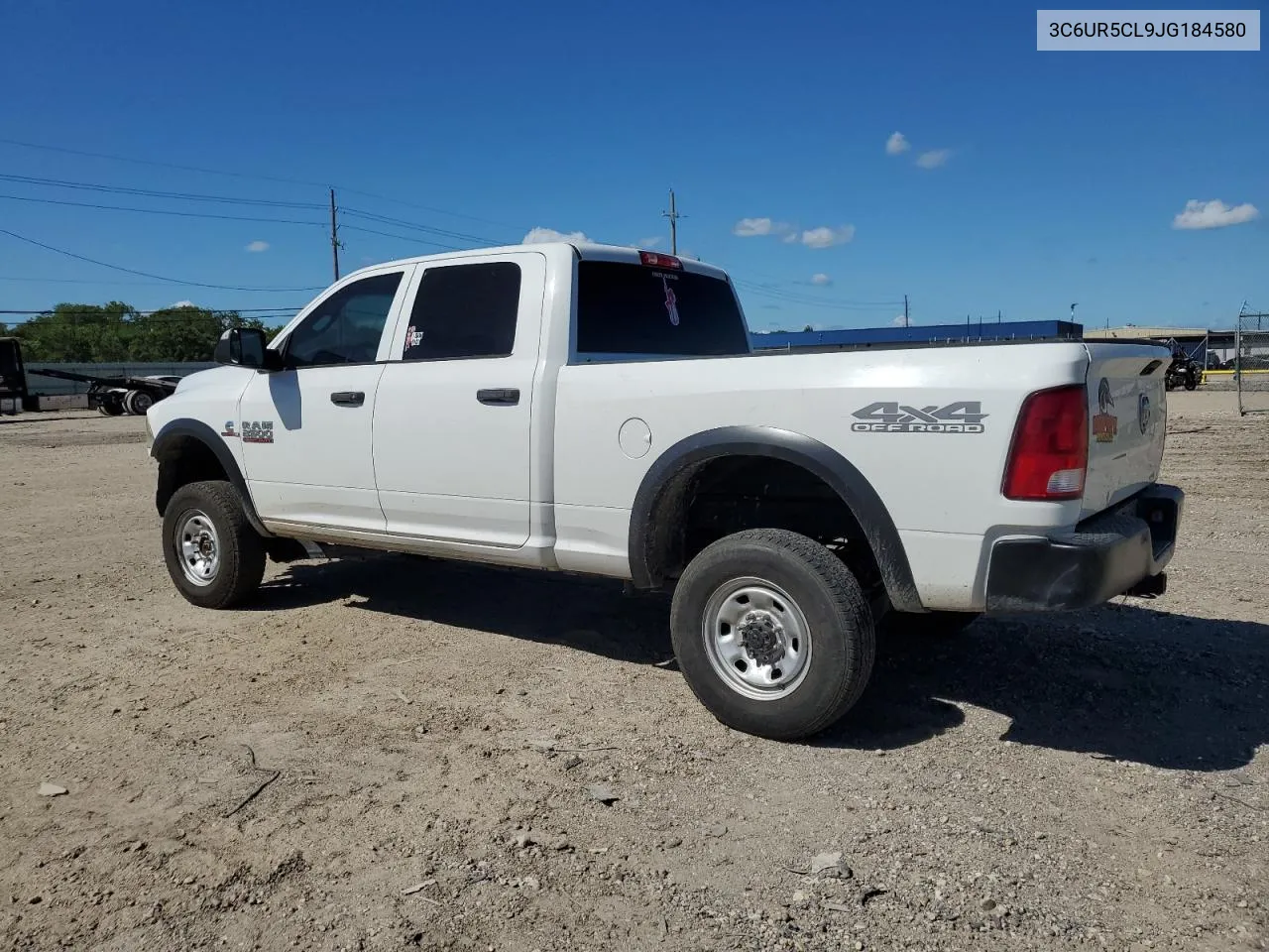 2018 Ram 2500 St VIN: 3C6UR5CL9JG184580 Lot: 60193534