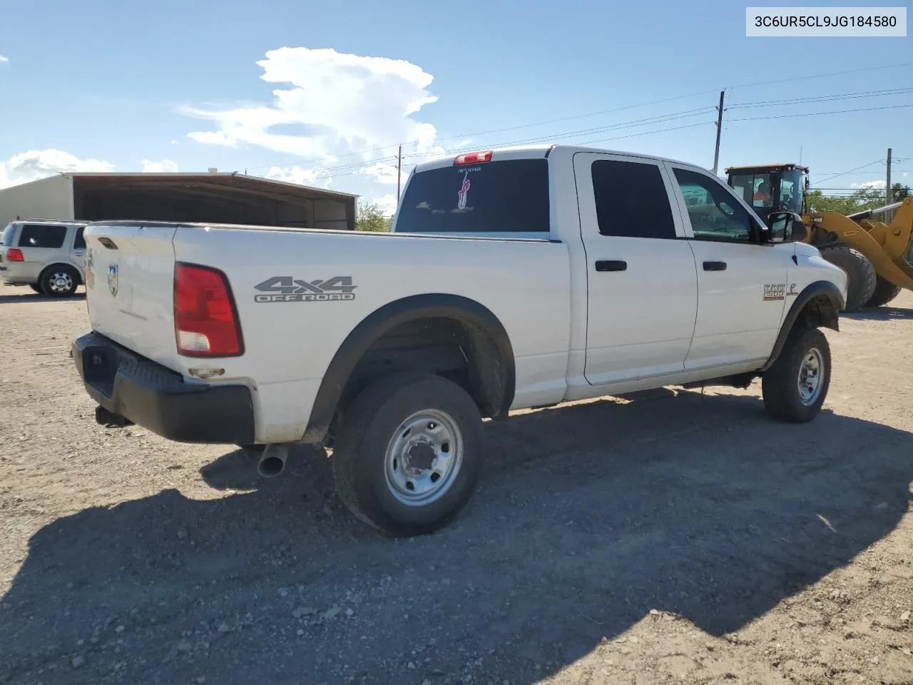 2018 Ram 2500 St VIN: 3C6UR5CL9JG184580 Lot: 60193534