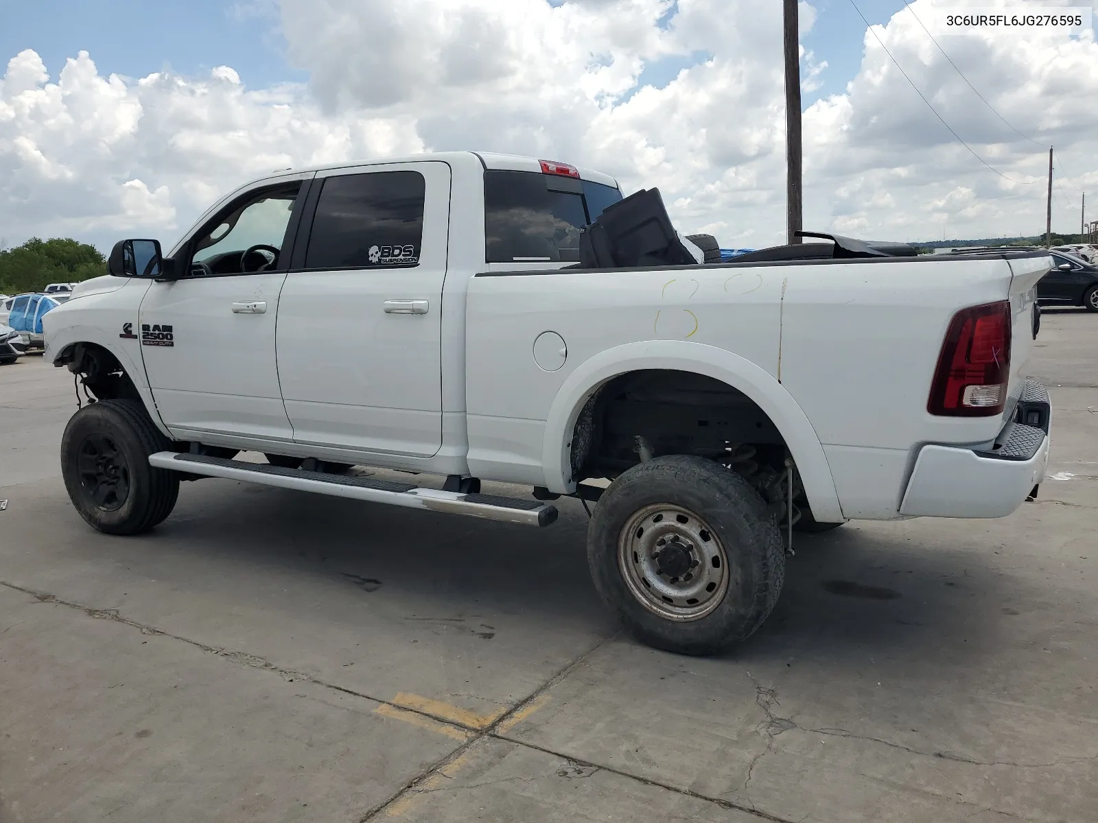 2018 Ram 2500 Laramie VIN: 3C6UR5FL6JG276595 Lot: 61075674