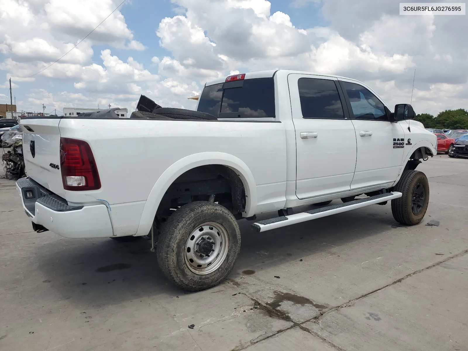 2018 Ram 2500 Laramie VIN: 3C6UR5FL6JG276595 Lot: 61075674