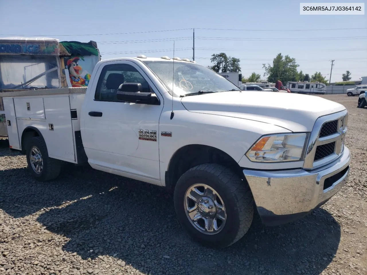 2018 Ram 2500 St VIN: 3C6MR5AJ7JG364142 Lot: 61668874