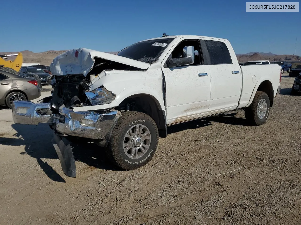 2018 Ram 2500 Laramie VIN: 3C6UR5FL5JG217828 Lot: 61953024