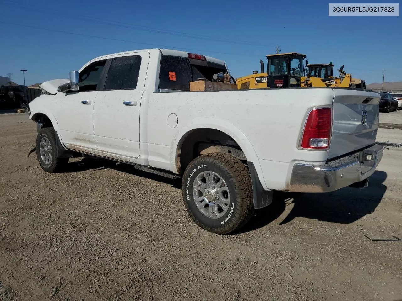 2018 Ram 2500 Laramie VIN: 3C6UR5FL5JG217828 Lot: 61953024