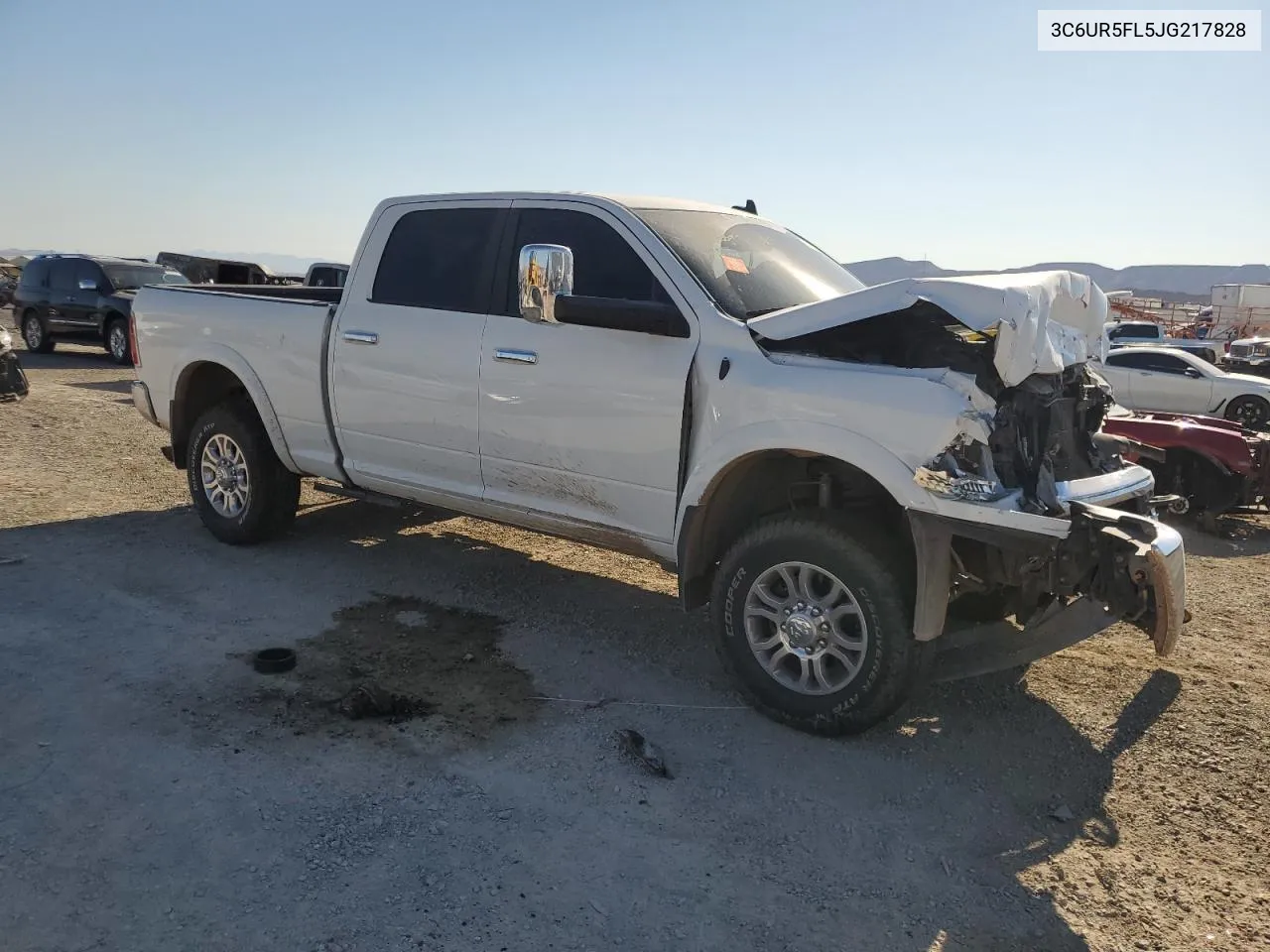 2018 Ram 2500 Laramie VIN: 3C6UR5FL5JG217828 Lot: 61953024