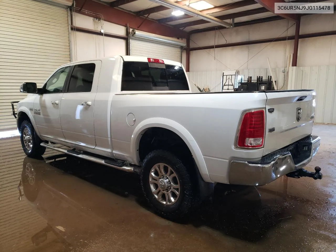 2018 Ram 2500 Laramie VIN: 3C6UR5NJ9JG115478 Lot: 63900434