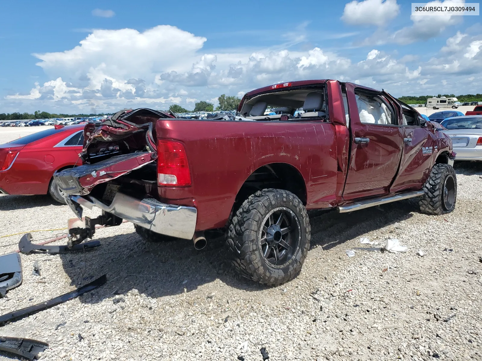 2018 Ram 2500 St VIN: 3C6UR5CL7JG309494 Lot: 64849994